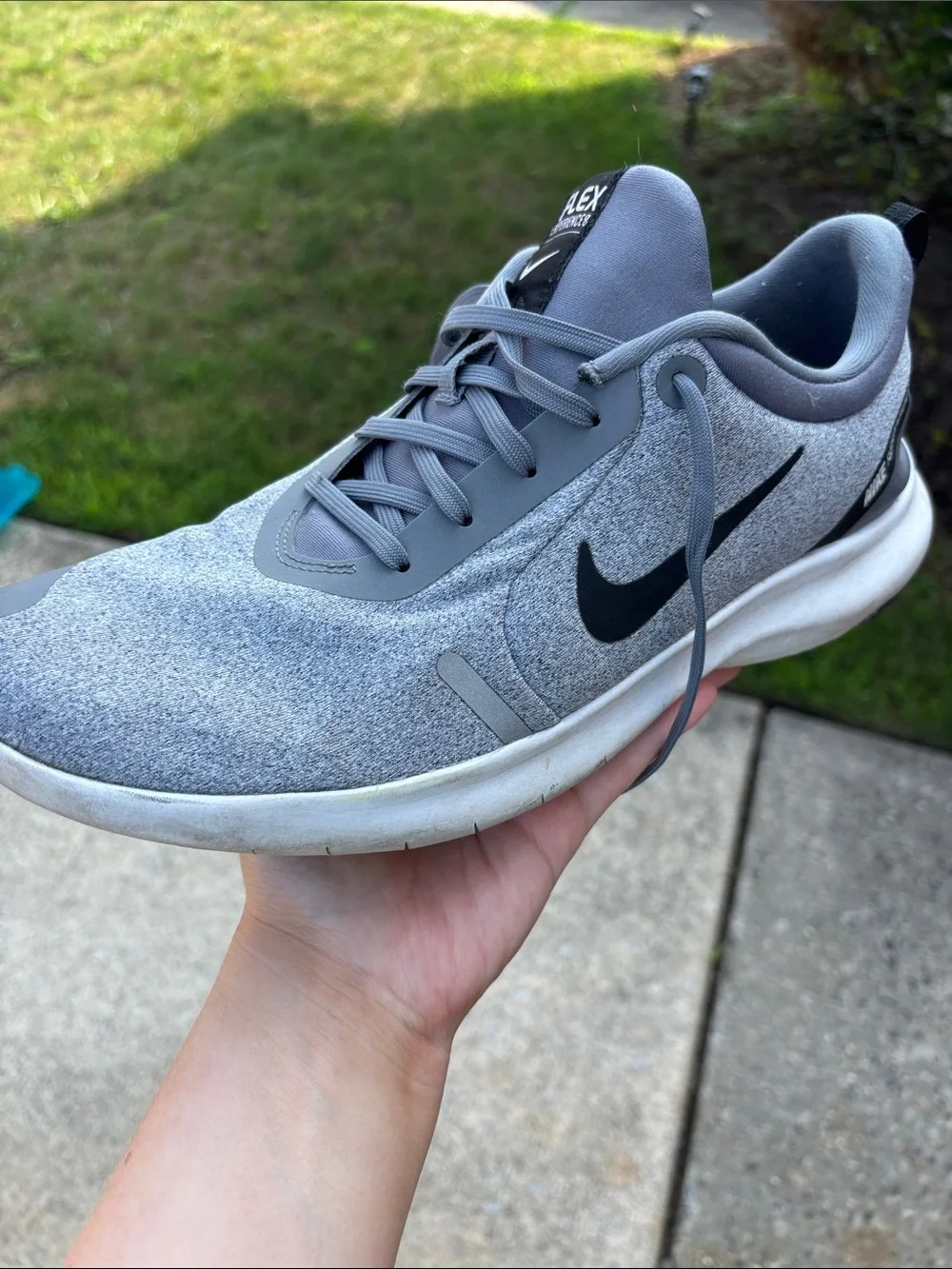 Nike Gray and Black Running Sneakers